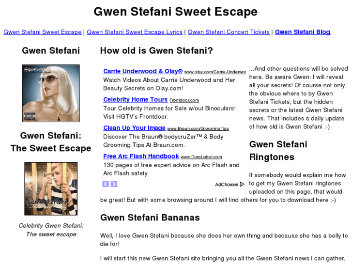 www.gwenstefanisweetescape.com