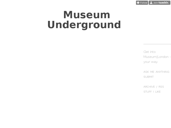 www.museumunderground.com