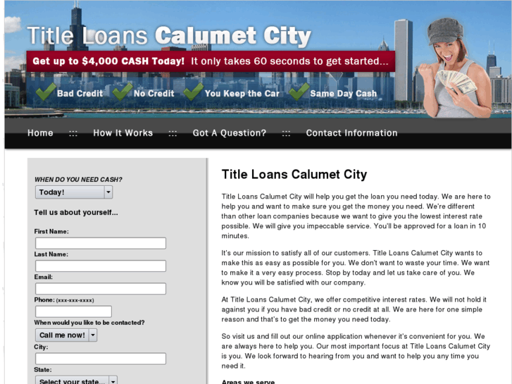 www.titleloanscalumetcity.info