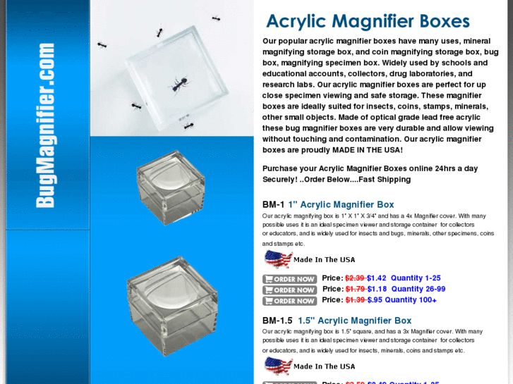 www.acrylicmagnifierboxes.com
