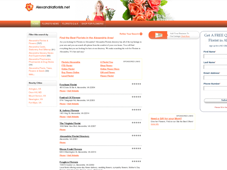 www.alexandriaflorists.net