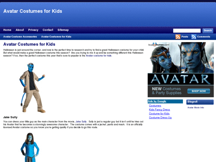 www.avatarcostumesforkids.net