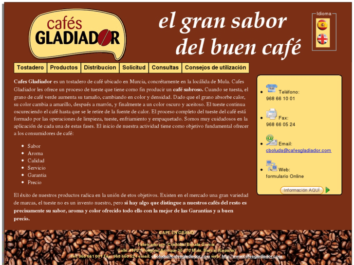 www.cafegladiador.com