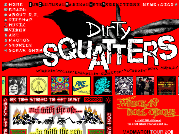 www.dirtysquatters.com