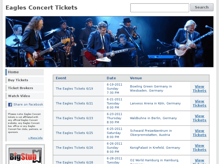 www.eaglesconcerttickets.net