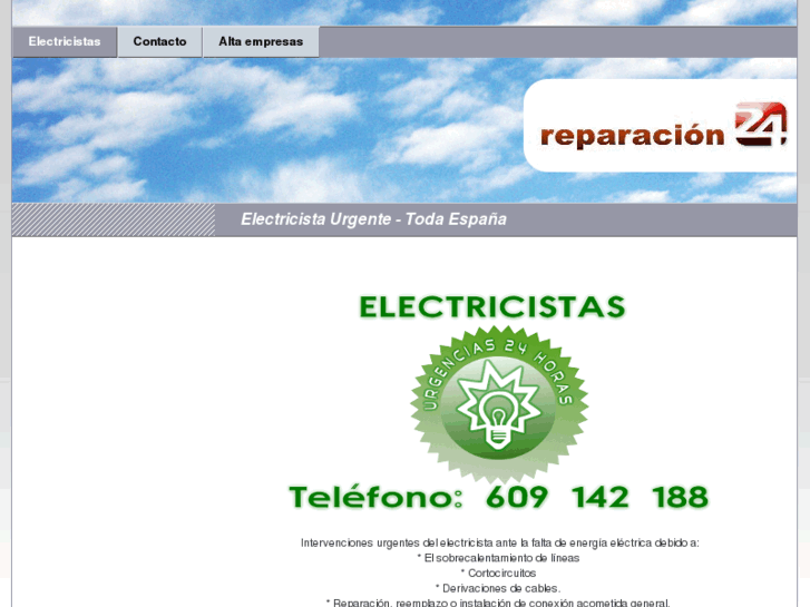 www.electricista-urgente.es