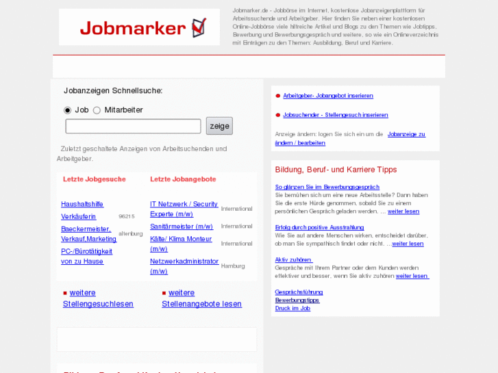 www.jobmarker.de