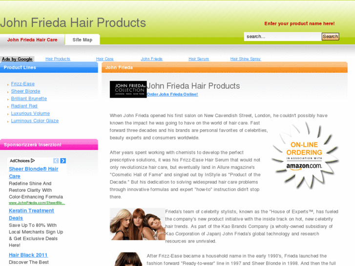 www.johnfriedahairproducts.com