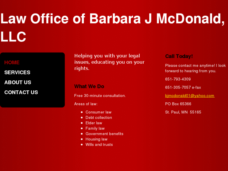 www.lawofficeofbarbarajmcdonald.com