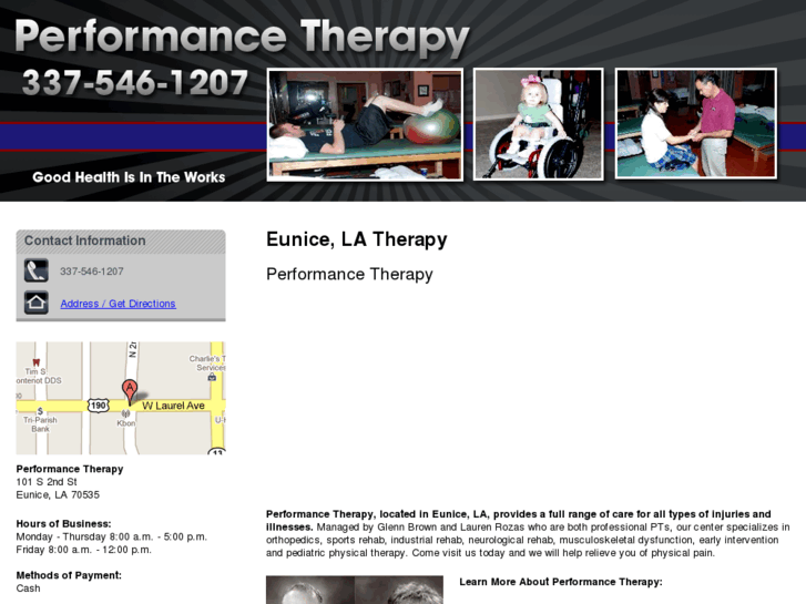 www.performancetherapyeunice.com