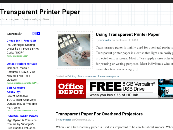 www.transparentprinterpaper.com