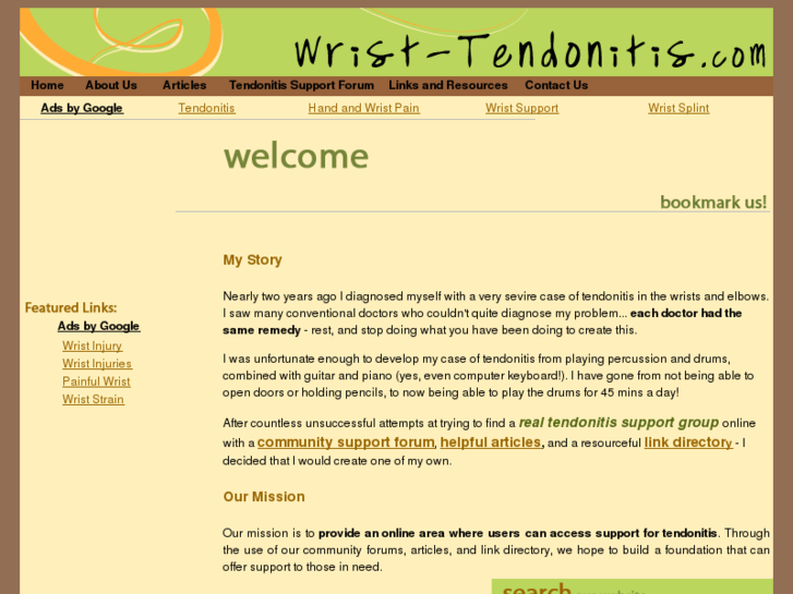 www.wrist-tendonitis.com