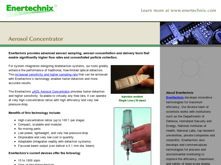 www.aerosolconcentrator.com