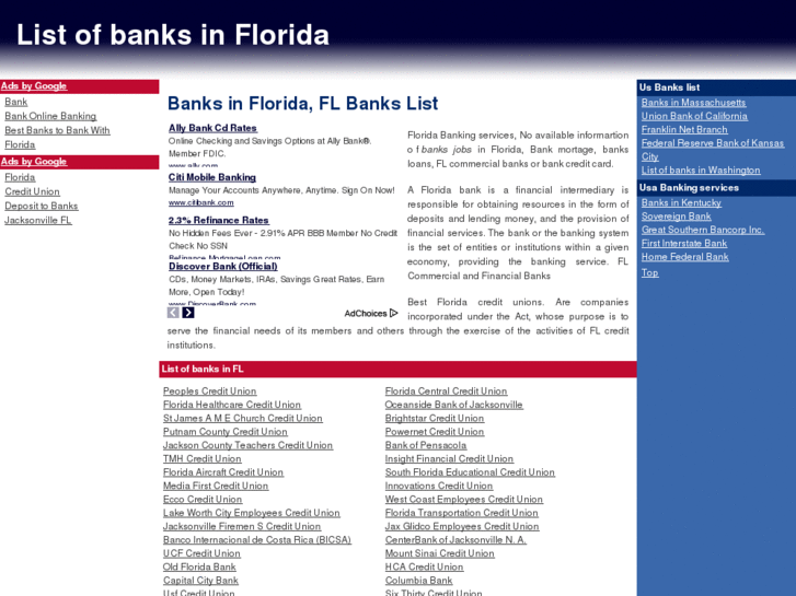 www.banksinflorida.net