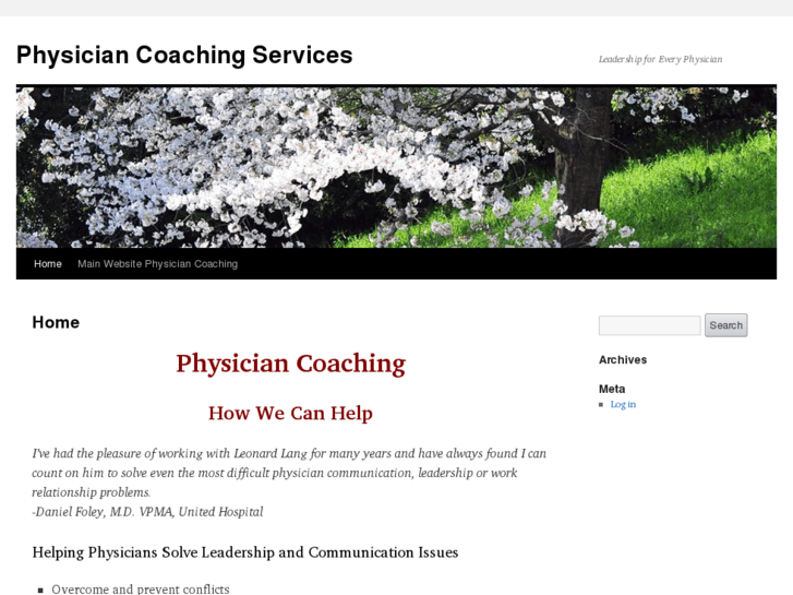 www.coachingphysiciansforsuccess.com