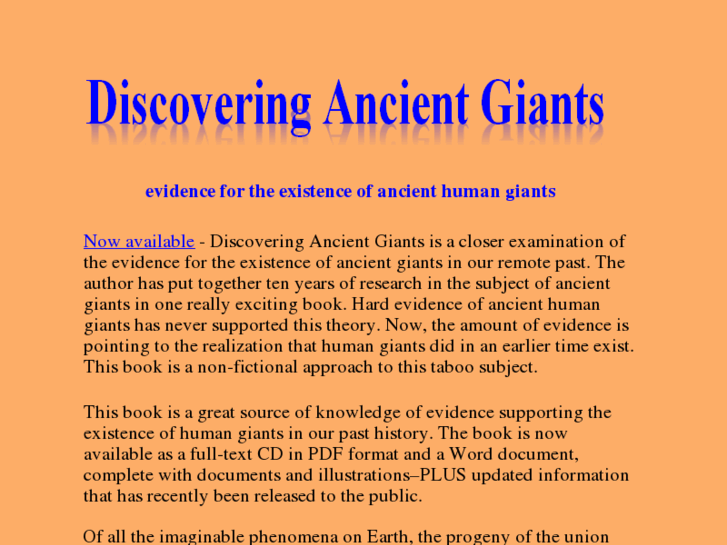 www.discoveringancientgiants.com