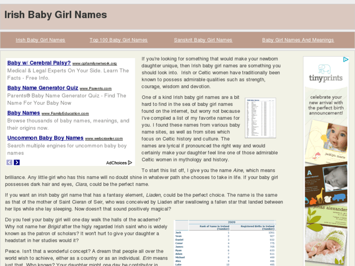 www.irishbabygirlnames.com