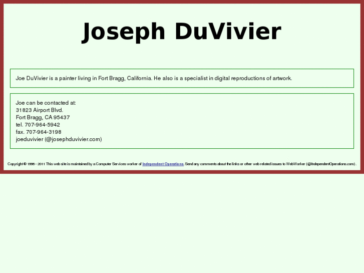 www.josephduvivier.com