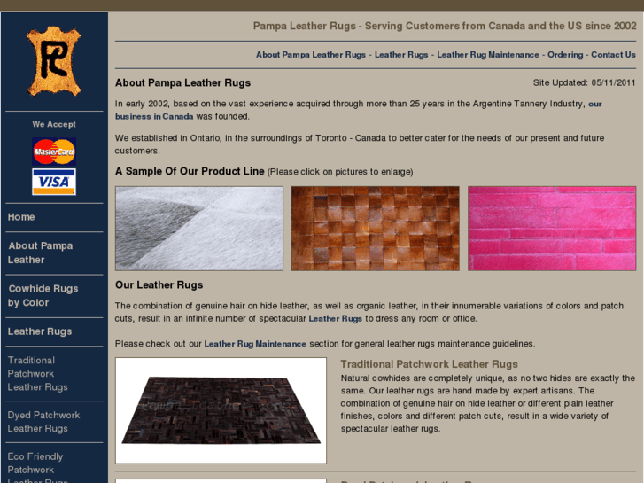 www.pampaleatherrugs.com