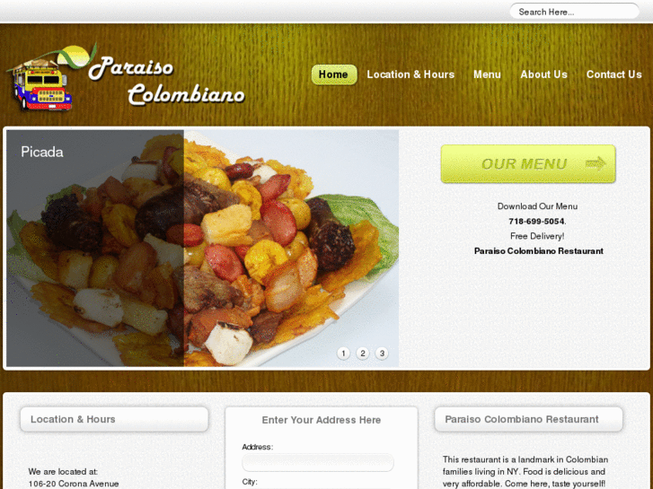 www.paraisocolombianorestaurant.com