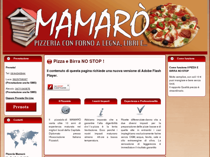 www.pizzeriamamaro.com