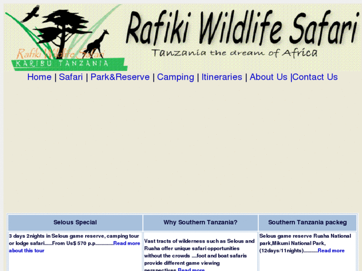 www.rafikiwildlifesafari.com