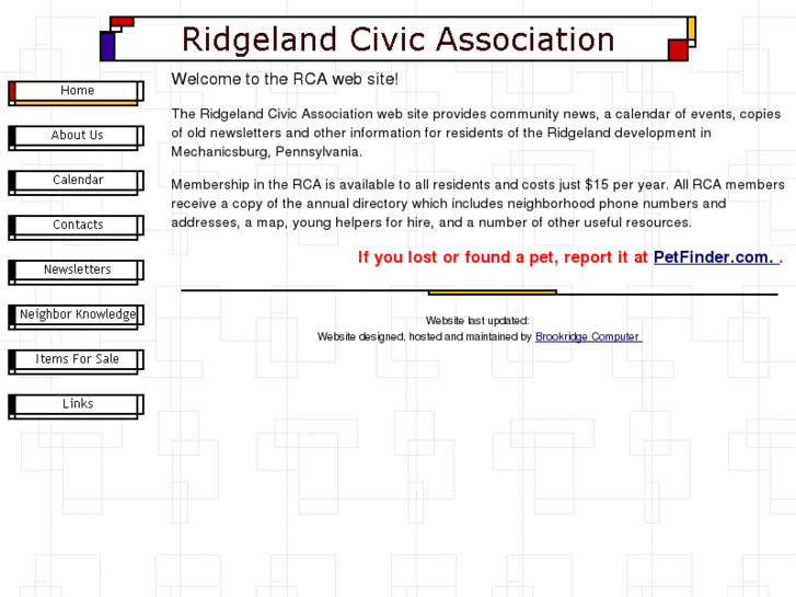 www.ridgelandcivicassociation.org