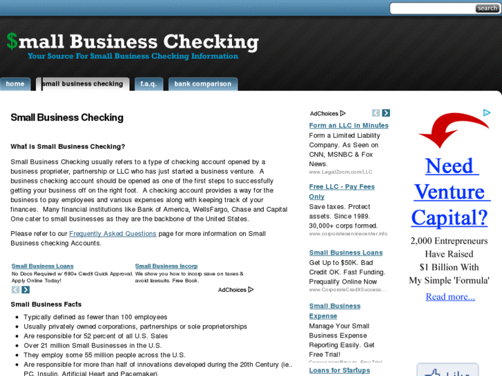 www.smallbusinesschecking.net