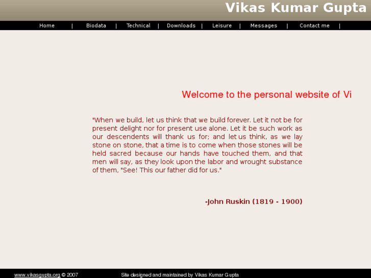 www.vikasgupta.org