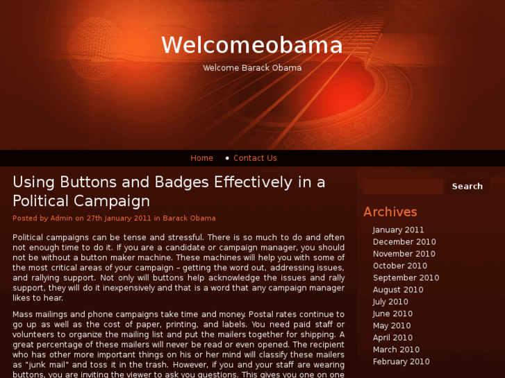 www.welcomeobama.com