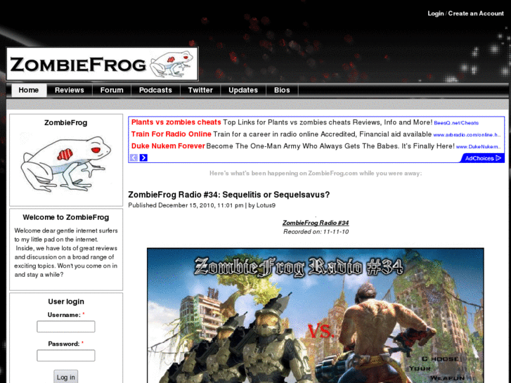 www.zombiefrog.com