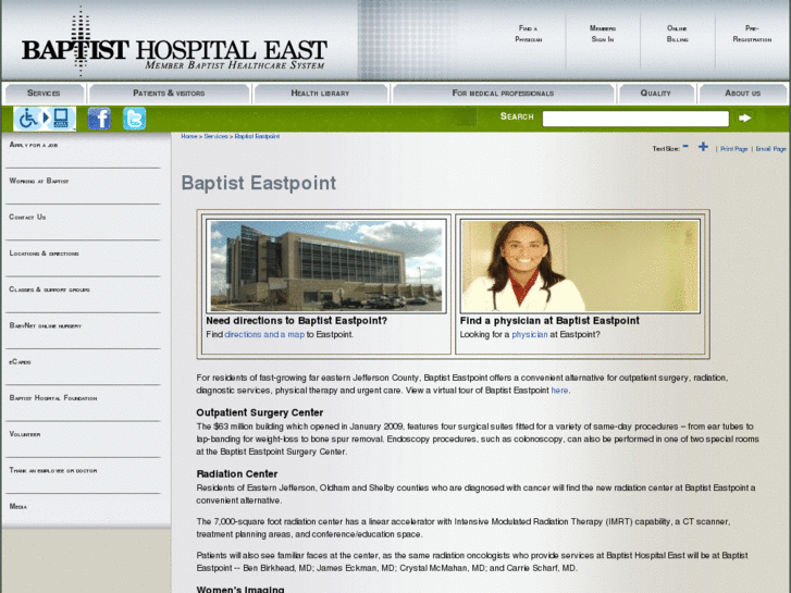 www.baptisteastpoint.com