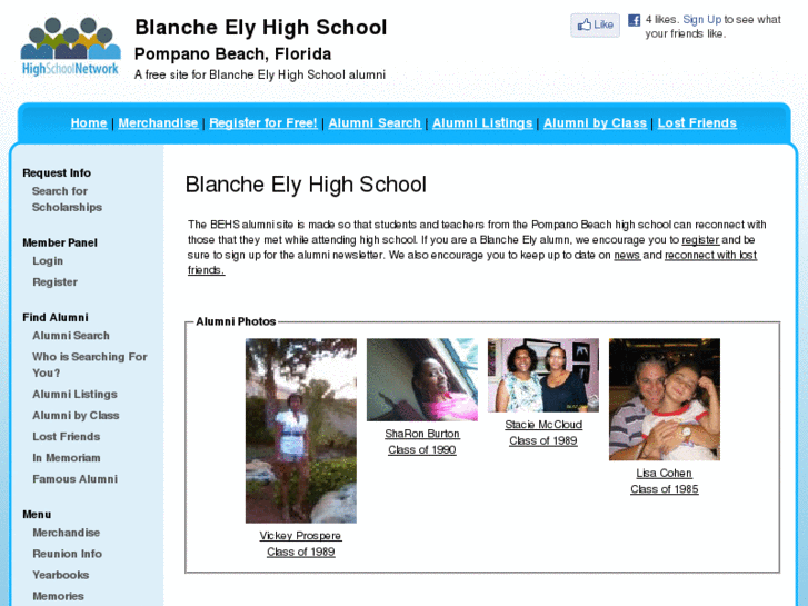 www.blancheelyhighschoolalumni.com