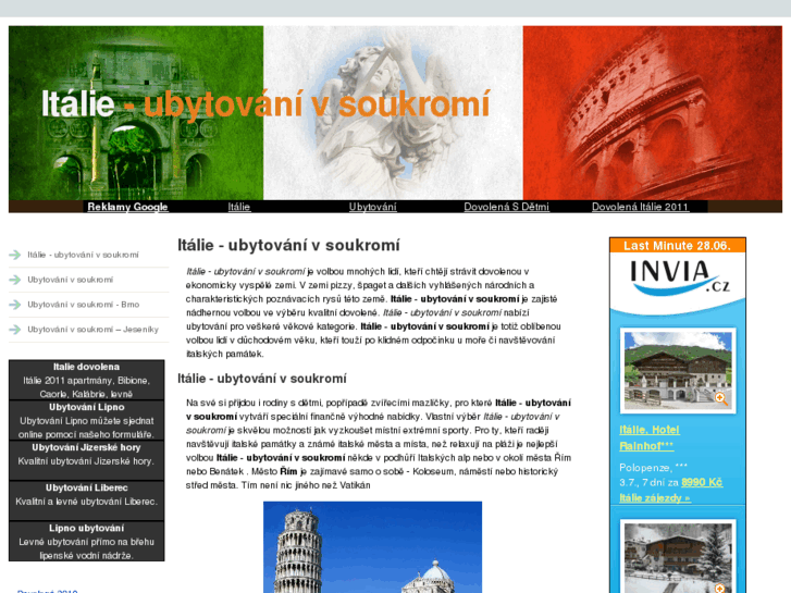 www.italie-ubytovani-v-soukromi.info