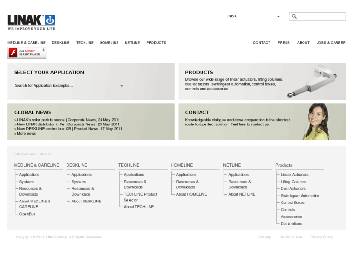 www.linak.in