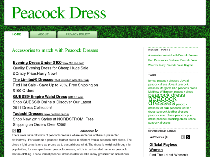 www.peacockdress.com