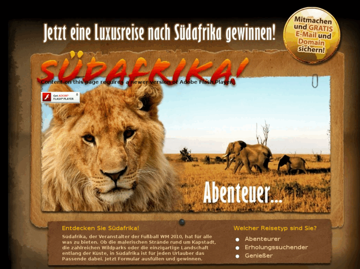 www.suedafrika-gewinnspiel.com