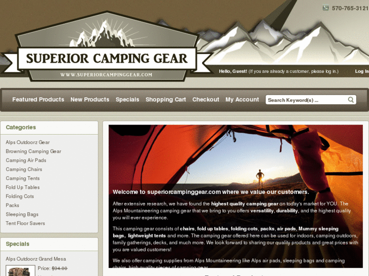 www.superiorcampinggear.com