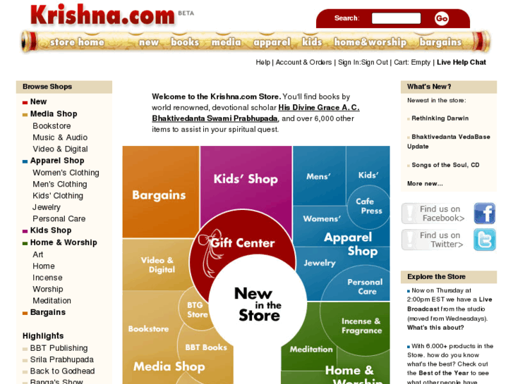 www.thekrishnastore.com