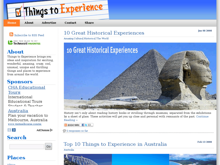 www.thingstoexperience.com