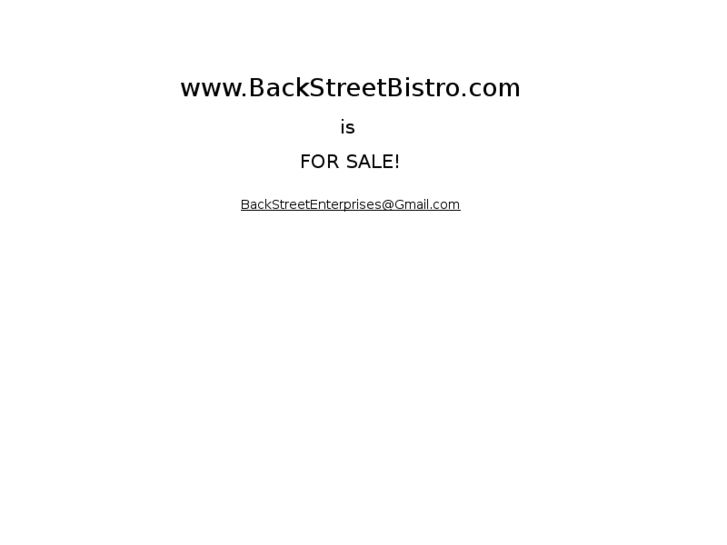 www.backstreetbistro.com