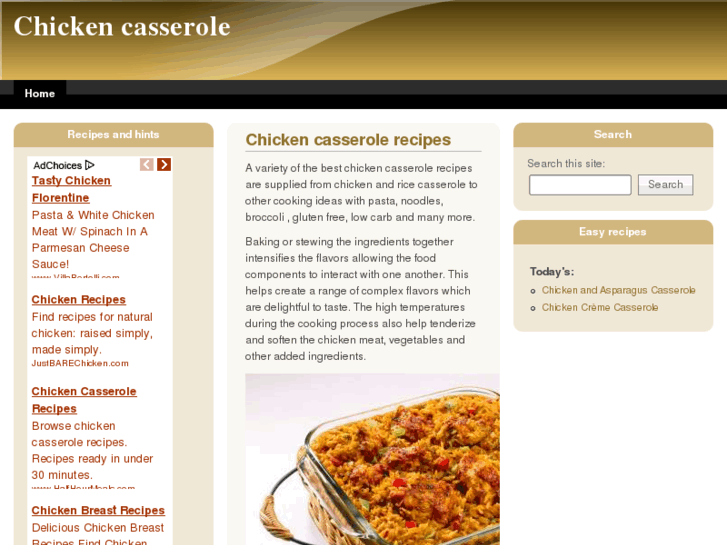www.chickencasserole.net