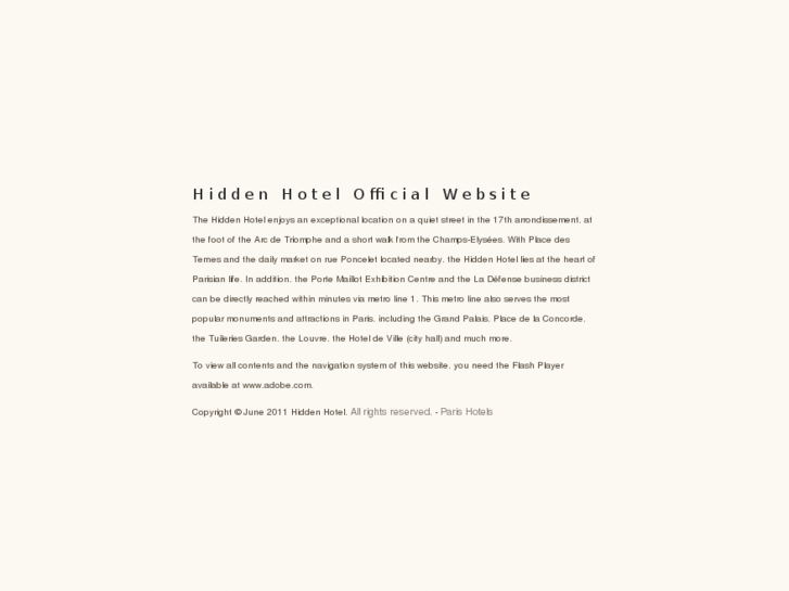 www.hidden-hotel.com