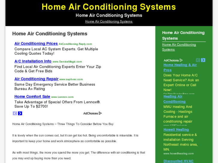 www.homeairconditioningsystems.net