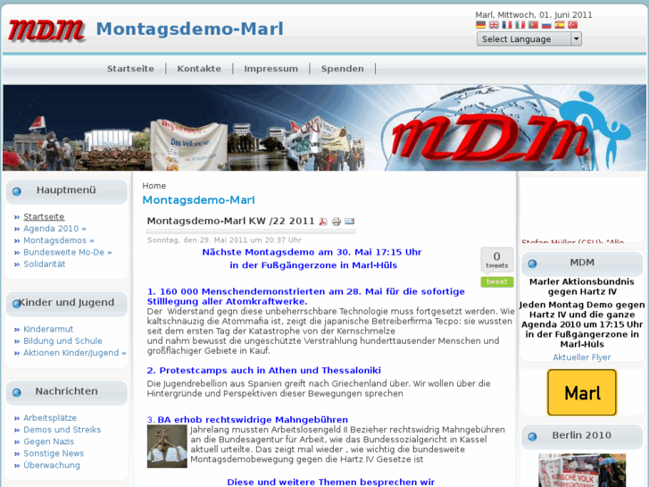 www.montagsdemo-marl.de