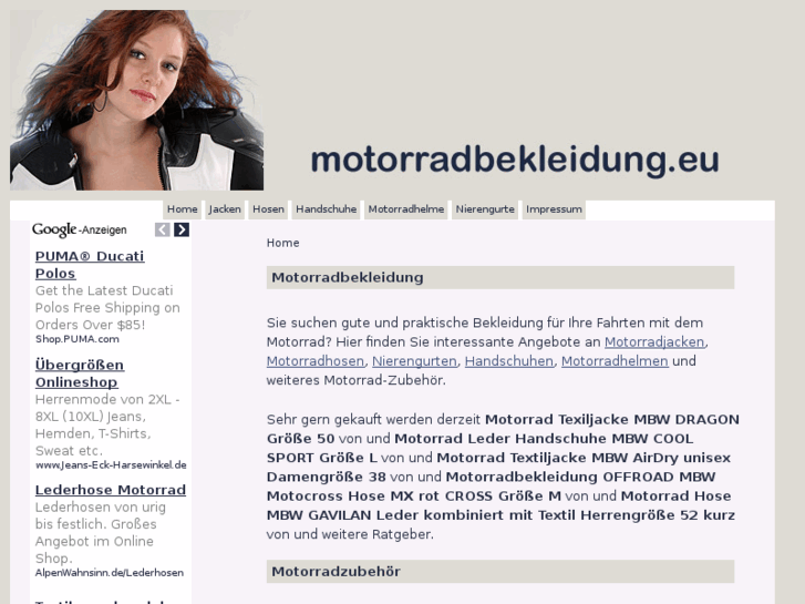 www.motorradbekleidung.eu