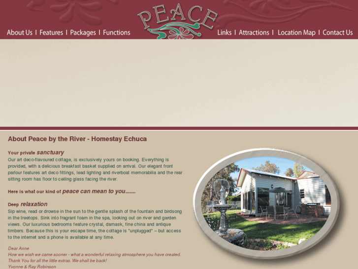 www.peacebytheriver.com
