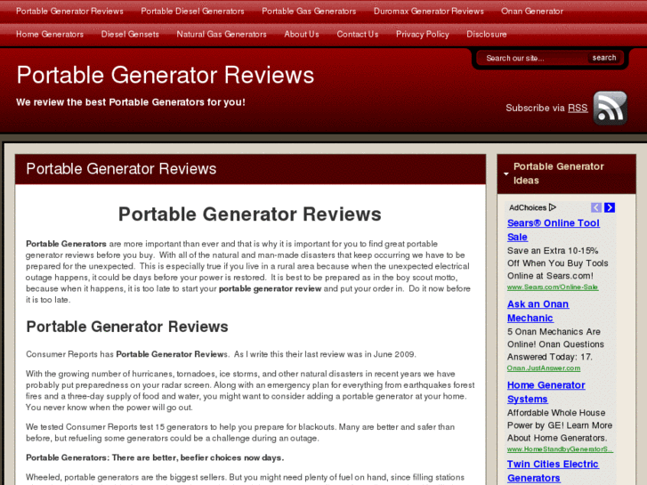 www.portablegeneratorreviews.org