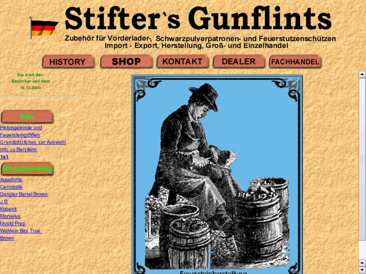 www.stifters-gunflints.com