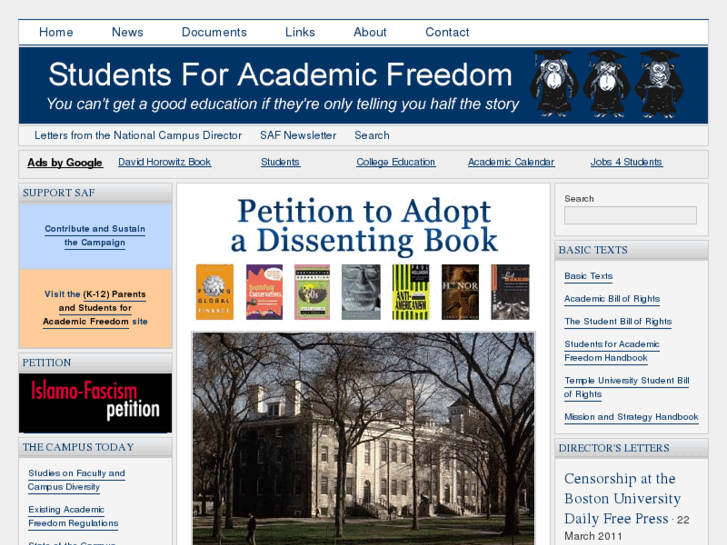 www.studentsforacademicfreedom.org